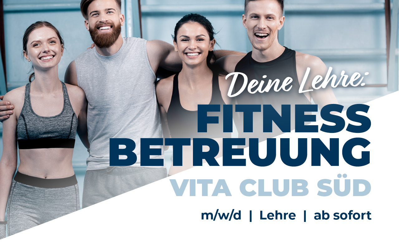 Lehre Fitnessbetreuung bei vita club